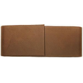 Pen Case - Double - Dark Brown, Leatherette - 6-1/2" x 2"